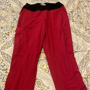 Pink UA scrub bottoms